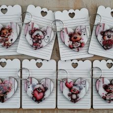 MOTHER'S DAY HEART KEYRINGS